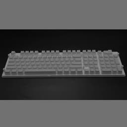 image-Pudding 108 Key Double Skin Pudding Cream PBT104 Two-color Milk Skin Mechanical Keyboard Translucent Keycap