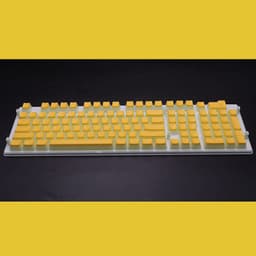 image-Pudding 108 Key Double Skin Pudding Cream PBT104 Two-color Milk Skin Mechanical Keyboard Translucent Keycap