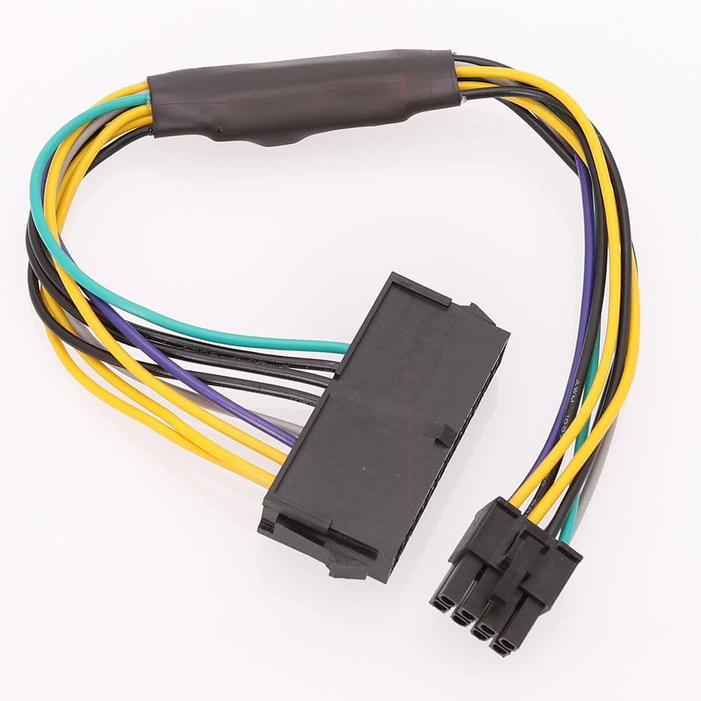 image-Suitable For Optiplex 3020 7020 9020 8 Pin Power Cord ATX 24P To 8P Line