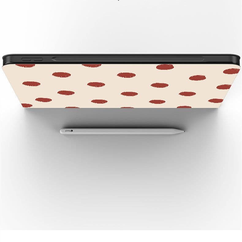 image-Flip Tri-Fold Pen Tray Silicone Tablet Case