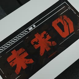 image-Futuristic Design Black Red Waterproof Gaming Mouse Pad