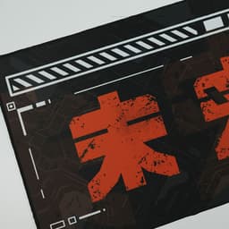 image-Futuristic Design Black Red Waterproof Gaming Mouse Pad