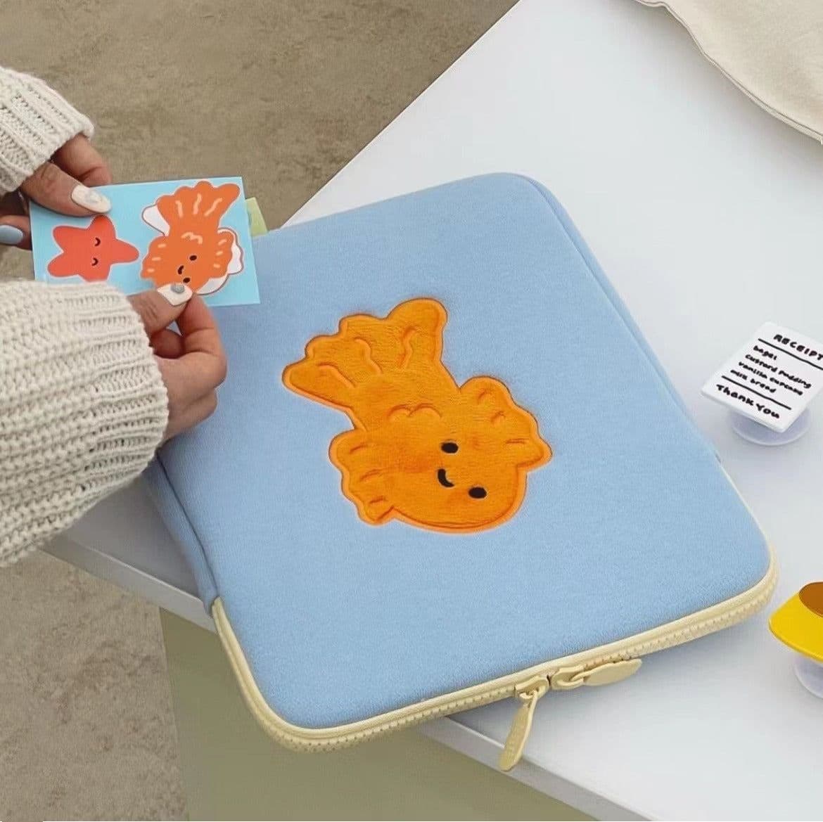 image-Cute Goldfish Tablet PC Protection Sleeve Bag