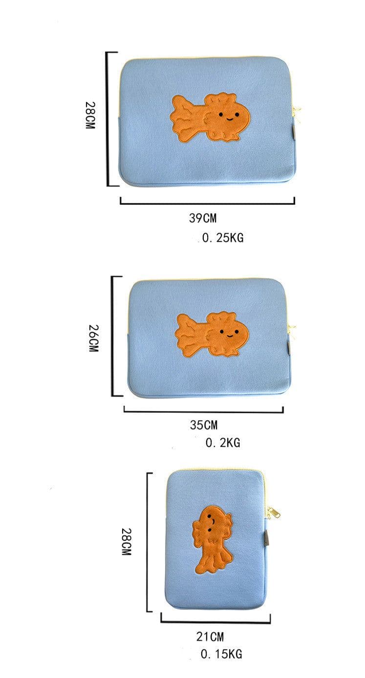 image-Cute Goldfish Tablet PC Protection Sleeve Bag