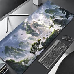 image-All Black Length Extra Long Mouse Pad Keyboard Desk Office Game Pad