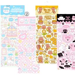 image-Agenda Notebook PVC Waterproof Cute Stickers For Decoration