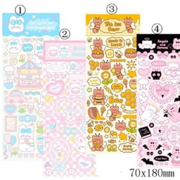 image-Agenda Notebook PVC Waterproof Cute Stickers For Decoration