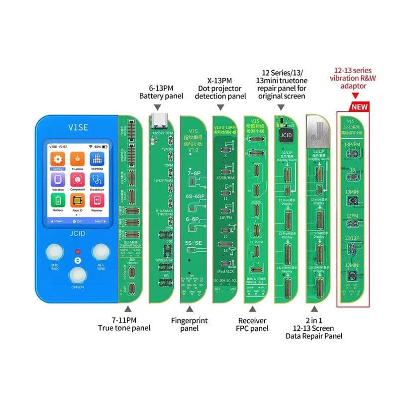 image-Original Color Repair Instrument Battery Lattice Line Face Ic Detector