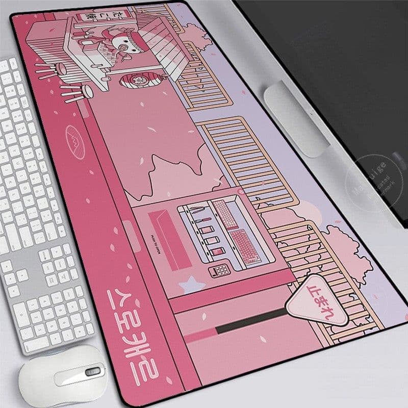 image-Mouse Pad Oversized Esports Gaming Keyboard Cartoon Large Office Computer Desk Pad Thickened