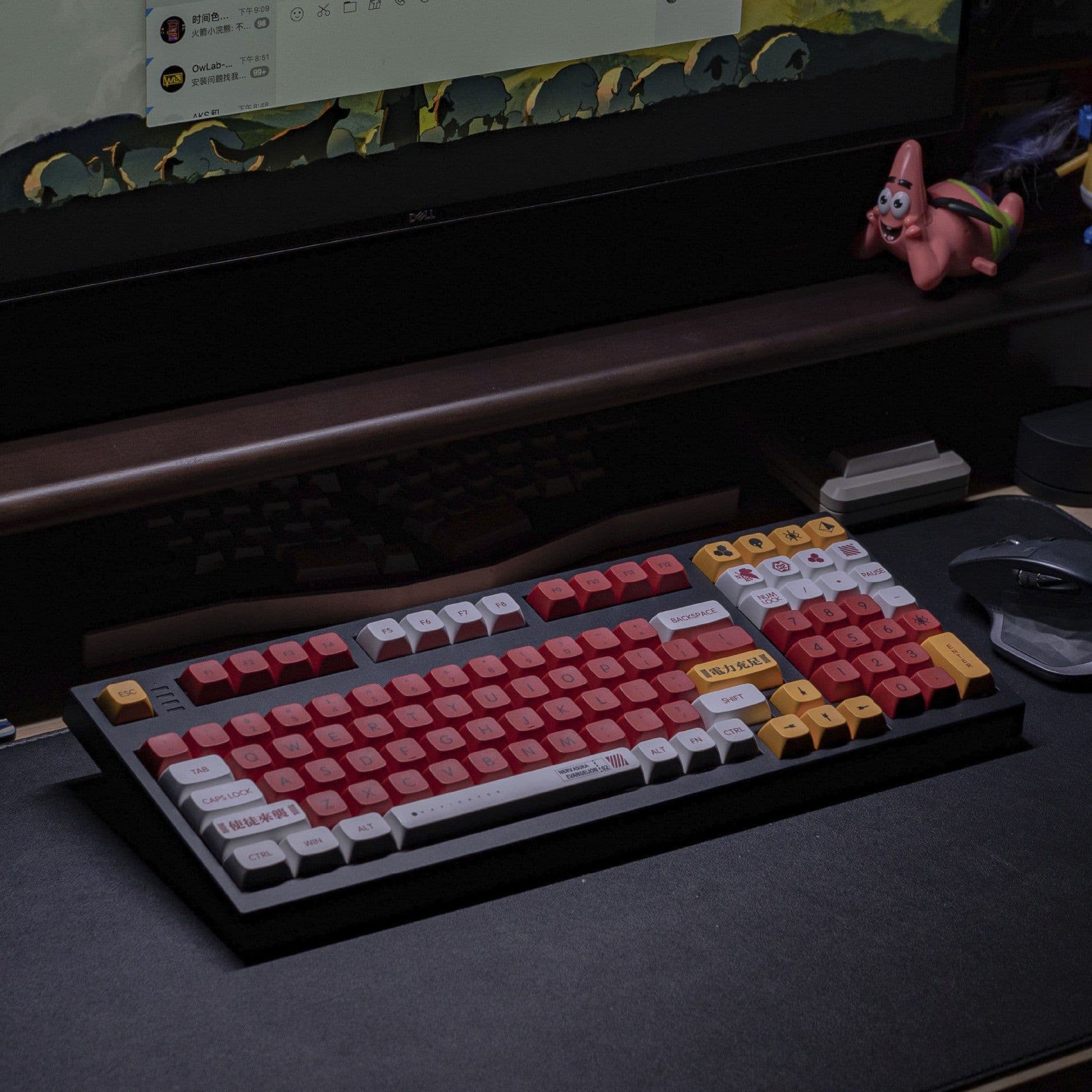 image-Boy And Girl Color Matching PBT Sublimation Key Cap Set