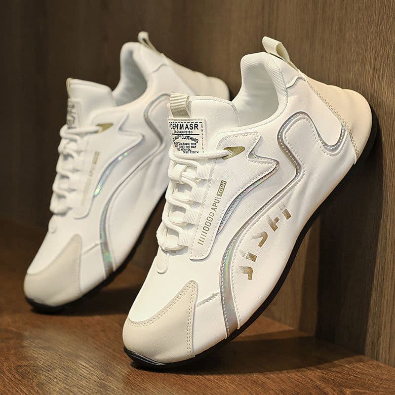 image-Fashion Colorblock Lace-up Sneakers For Men Breathable Low-top Dad Shoes Running Walking Sports Shoes