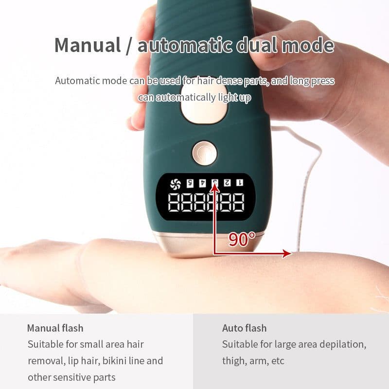 image-Women Painless Laser Epilator Permanent Hair Removal Device