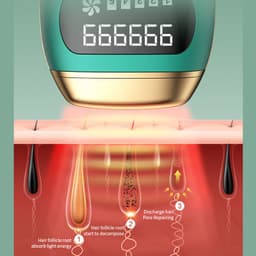 image-Women Painless Laser Epilator Permanent Hair Removal Device