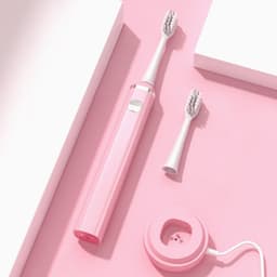 image-Jstyle Rechargeable Waterproof Sonic Electric Toothbrush With Dust Cover