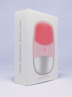 image-Mini Silicone Electric Face Cleansing Brush Electric Facial Cleanser Facial Cleansing Brush Skin Massager Skin Care Tools