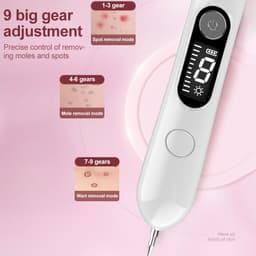 image-LCD Laser Plasma Pen Wart Mole Removal Dark Spot Skin Tag Remover Machine