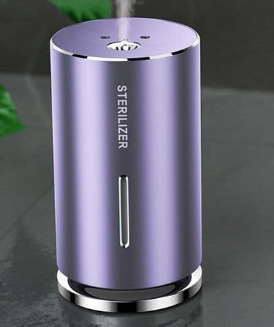 image-Small Portable Mute Household Kitchen Car Air Purifier Alcohol Spray Induction Sterilizer
