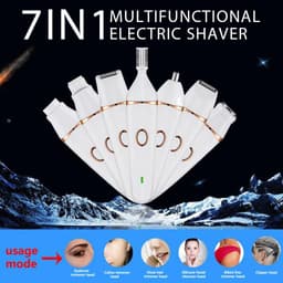 image-7 In 1 Electric Eyebrow Trimmer USB Rechargeable Home Use Devices Hair Remover