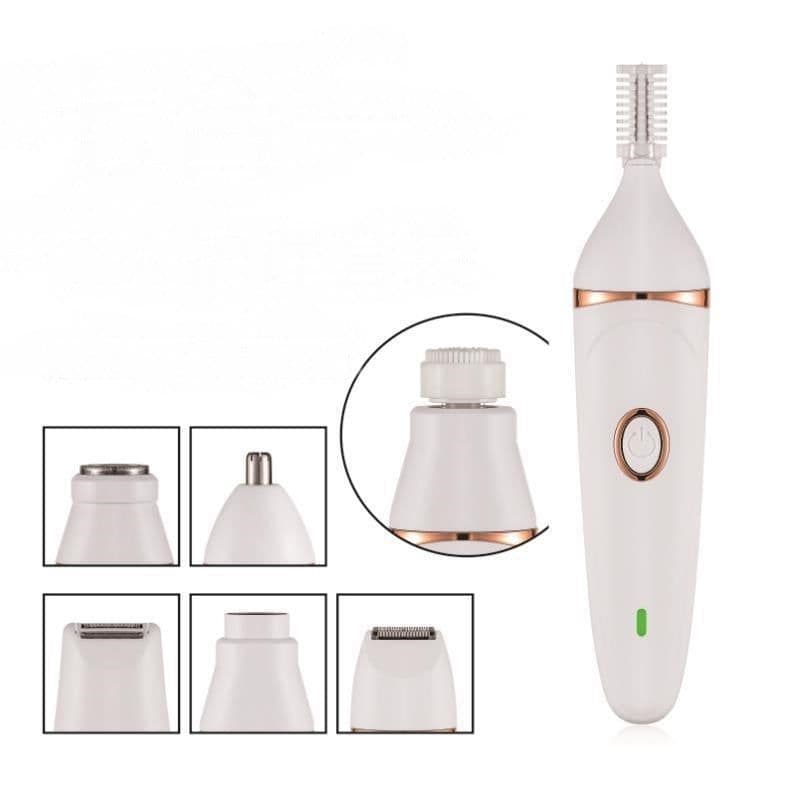 image-7 In 1 Electric Eyebrow Trimmer USB Rechargeable Home Use Devices Hair Remover