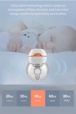 image-V.Coool Newly Upgraded Wearable Electric Breast , Invisible Breast-Collecting Silent Breast