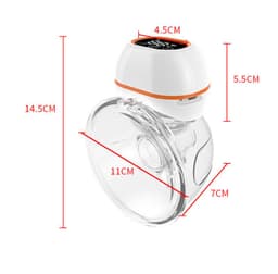 image-V.Coool Newly Upgraded Wearable Electric Breast , Invisible Breast-Collecting Silent Breast