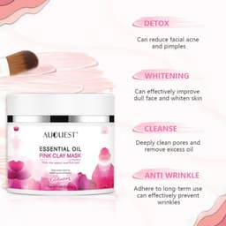 image-Exfoliating Mask Powder, Skin Cleansing And Smearing Mask