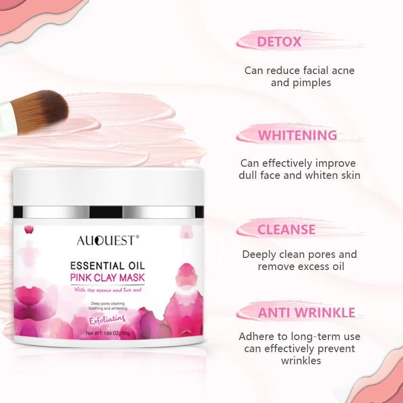 image-Exfoliating Mask Powder, Skin Cleansing And Smearing Mask
