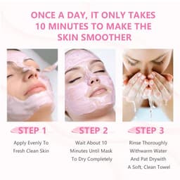 image-Exfoliating Mask Powder, Skin Cleansing And Smearing Mask