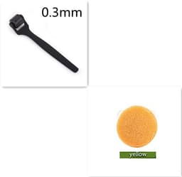 image-Matte 540 Microneedle Roller Feel Oil Rubber Oil Handle Matte