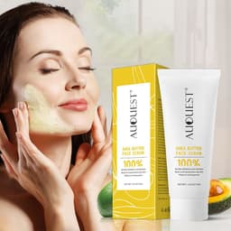 image-Auquest Shea Facial Scrub Cleansing, Moisturizing and Brightening Shea Body Scrub