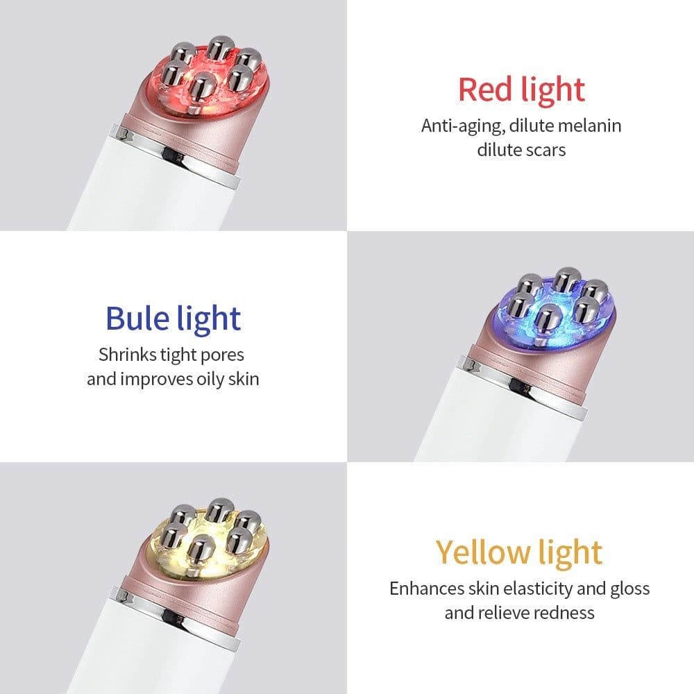 image-Eye Messager RF Radio Mesotherapy Electroporation Beauty Pen EMS Frequency LED Face Lifitng Skin Rejuvenation Wrinkle Remover