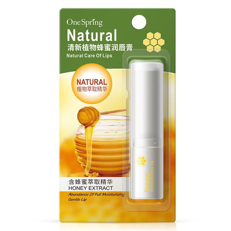 image-Honey Moisturizing Plant Lip Balm Moisturizing Lip Balm Antidrying Lip Wrinkle Lip Balm