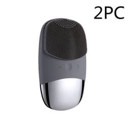 image-Mini Silicone Electric Face Cleansing Brush Electric Facial Cleanser Facial Cleansing Brush Skin Massager Skin Care Tools