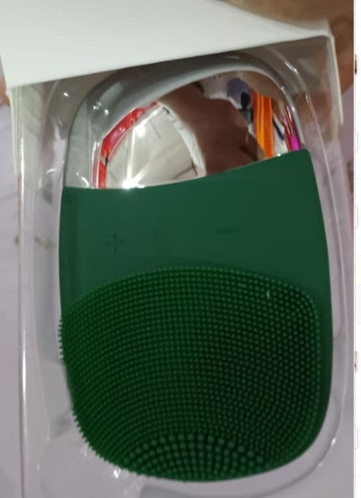 image-Mini Silicone Electric Face Cleansing Brush Electric Facial Cleanser Facial Cleansing Brush Skin Massager Skin Care Tools