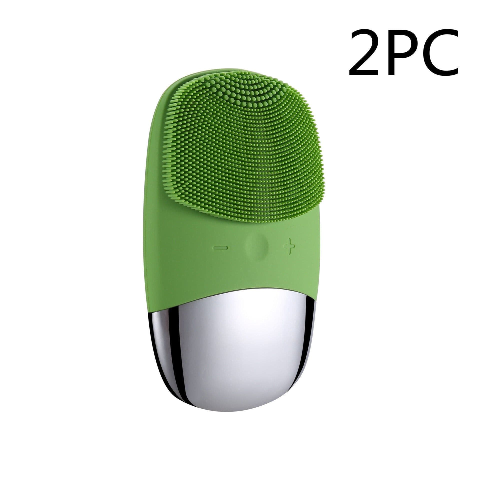 image-Mini Silicone Electric Face Cleansing Brush Electric Facial Cleanser Facial Cleansing Brush Skin Massager Skin Care Tools