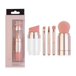 image-5-in-1 Makeup Brushes Multifunctional Portable Foundation Eyeshadow Puff Powder Maquillaje Cosmetic With Brush Cleaning Bowl