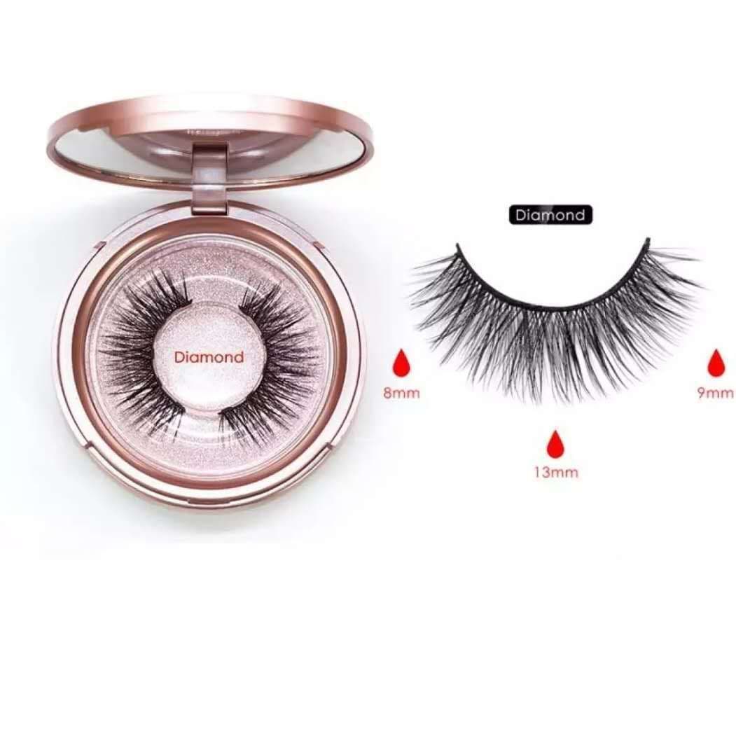 image-Reusable Magnetic Self-Adhesive Eyelashes No Eyeliner Or Glue Needed False Lashes Stable And Easy To Put On Natural Look And Waterproof Fake Eyelashes