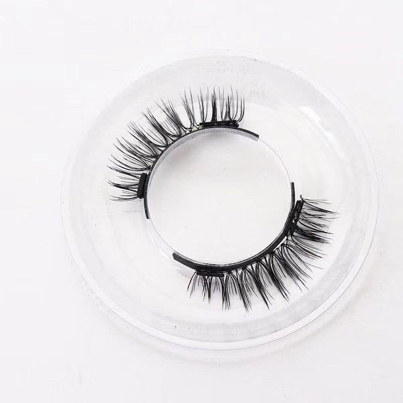 image-Reusable Magnetic Self-Adhesive Eyelashes No Eyeliner Or Glue Needed False Lashes Stable And Easy To Put On Natural Look And Waterproof Fake Eyelashes