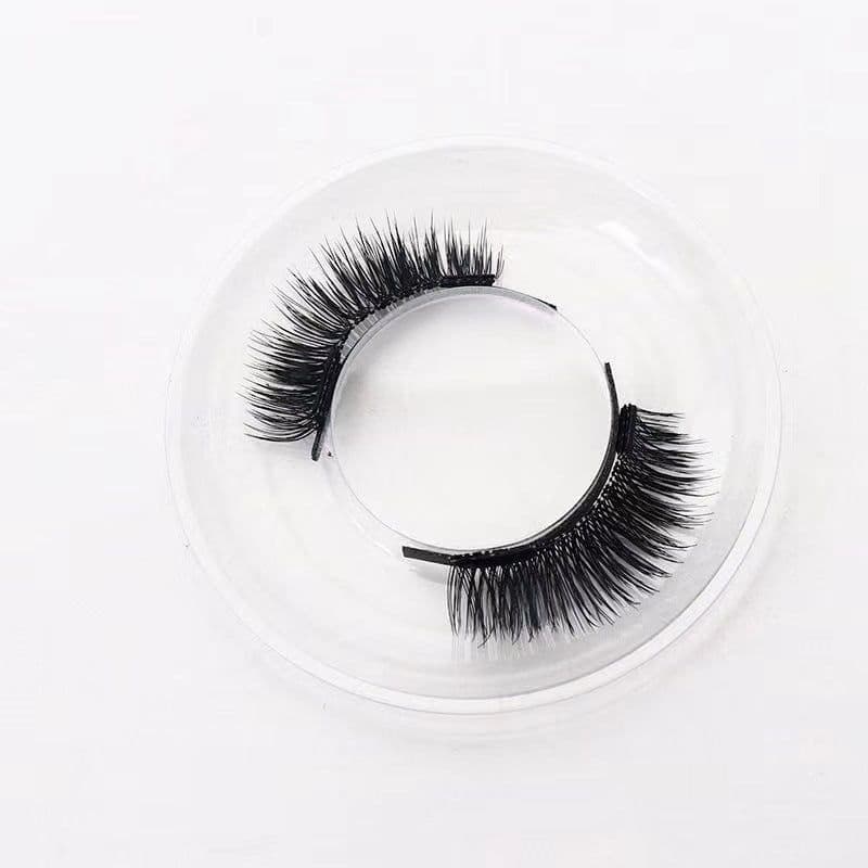 image-Reusable Magnetic Self-Adhesive Eyelashes No Eyeliner Or Glue Needed False Lashes Stable And Easy To Put On Natural Look And Waterproof Fake Eyelashes