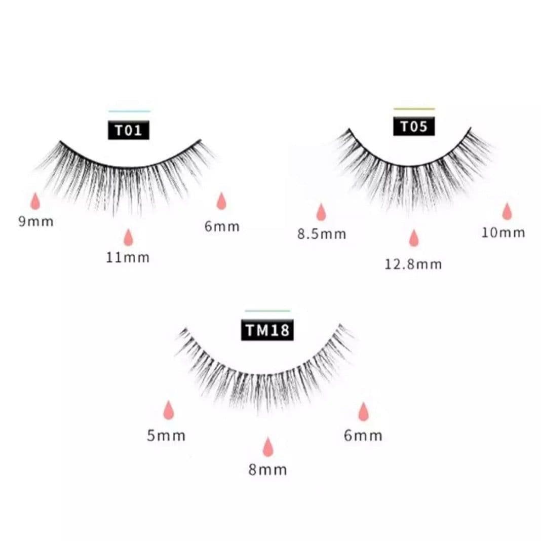 image-Reusable Magnetic Self-Adhesive Eyelashes No Eyeliner Or Glue Needed False Lashes Stable And Easy To Put On Natural Look And Waterproof Fake Eyelashes