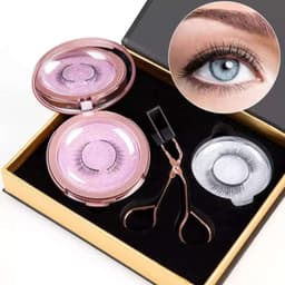 image-Reusable Magnetic Self-Adhesive Eyelashes No Eyeliner Or Glue Needed False Lashes Stable And Easy To Put On Natural Look And Waterproof Fake Eyelashes