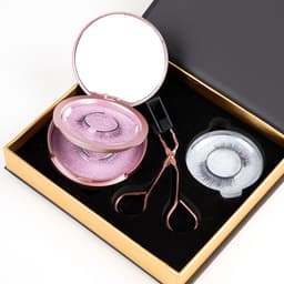 image-Reusable Magnetic Self-Adhesive Eyelashes No Eyeliner Or Glue Needed False Lashes Stable And Easy To Put On Natural Look And Waterproof Fake Eyelashes
