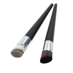 image-Makeup Tools Wooden Handle Liquid Foundation Makeup Brush