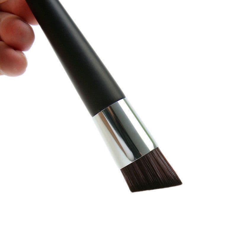 image-Makeup Tools Wooden Handle Liquid Foundation Makeup Brush