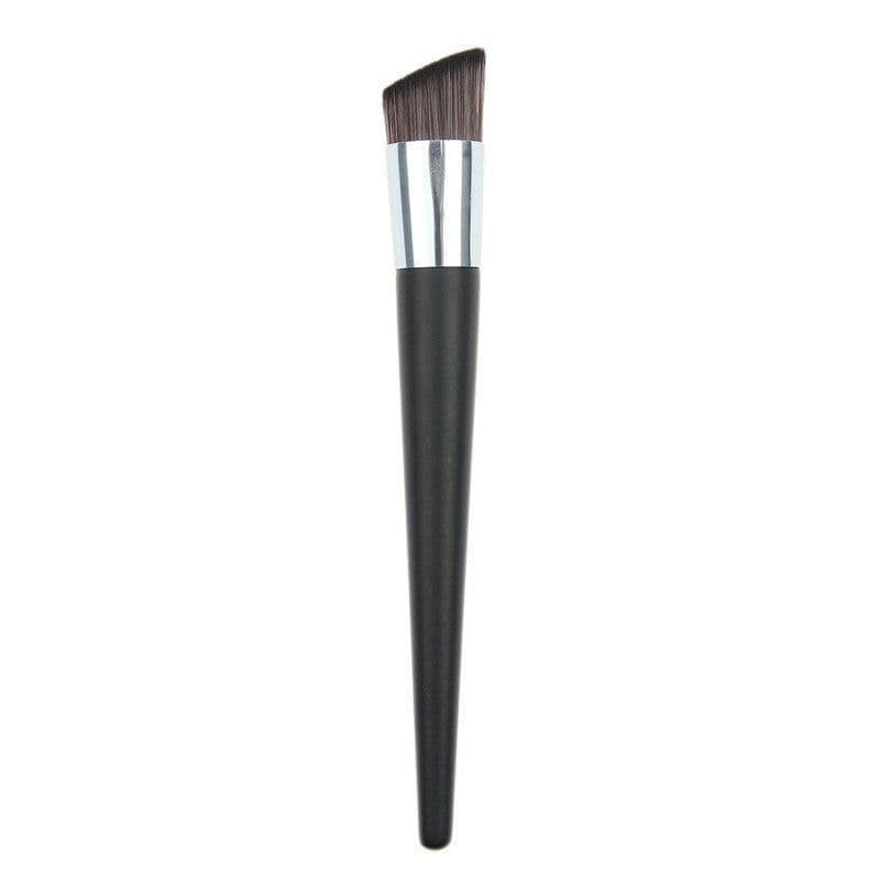 image-Makeup Tools Wooden Handle Liquid Foundation Makeup Brush