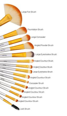 image-Makeup Brush Set Full Set Of Soft Hair Foundation Brush