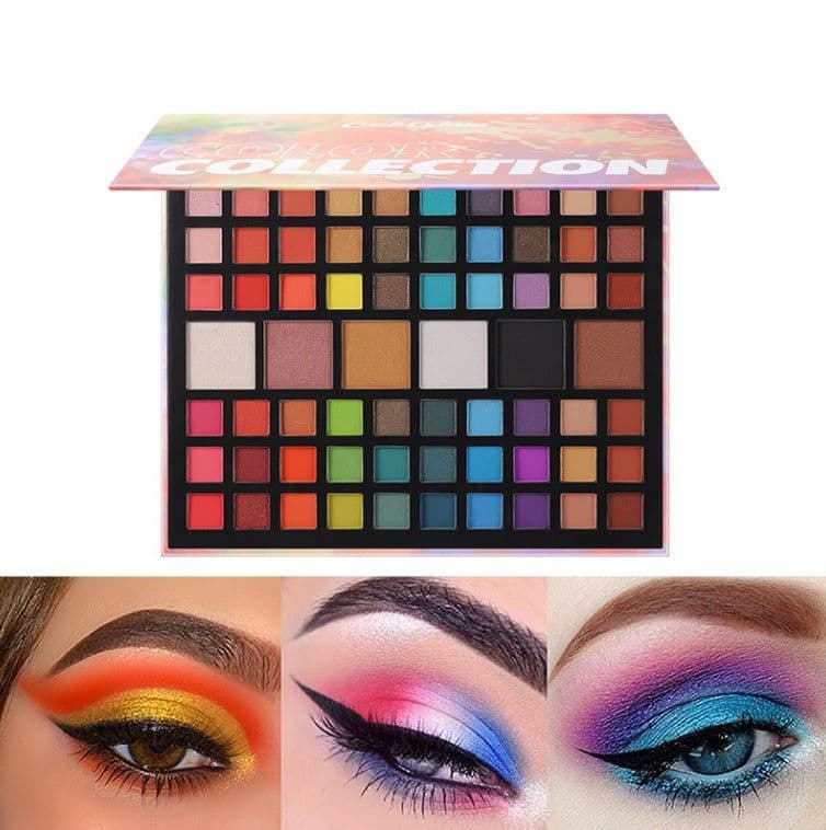 image-66 Color Eyeshadow Palette Professional Eye Shadow Matte Shimmer Makeup Palette Highly Pigmented Long Lasting Waterproof Eye Shadow
