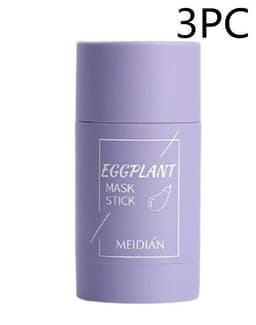 image-Cleansing Green Tea Mask Clay Stick Oil Control Anti-Acne Whitening Seaweed Mask Skin Care