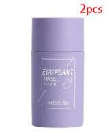 image-Cleansing Green Tea Mask Clay Stick Oil Control Anti-Acne Whitening Seaweed Mask Skin Care