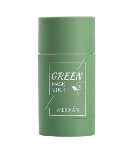 image-Cleansing Green Tea Mask Clay Stick Oil Control Anti-Acne Whitening Seaweed Mask Skin Care